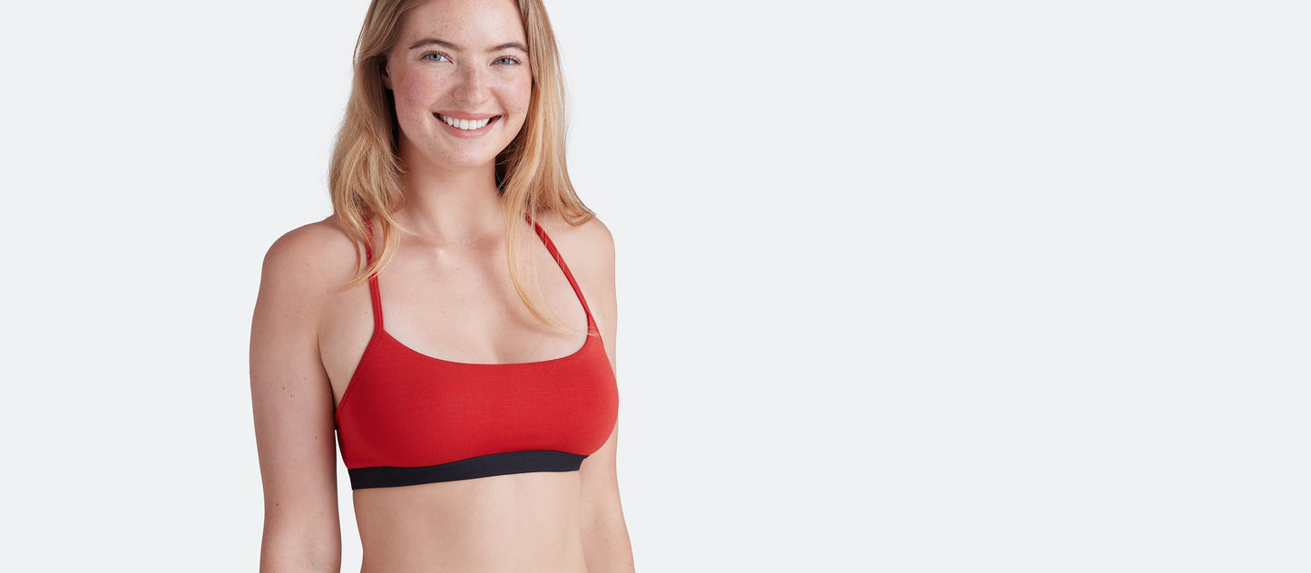 T-Back Bralette | Candy Apple