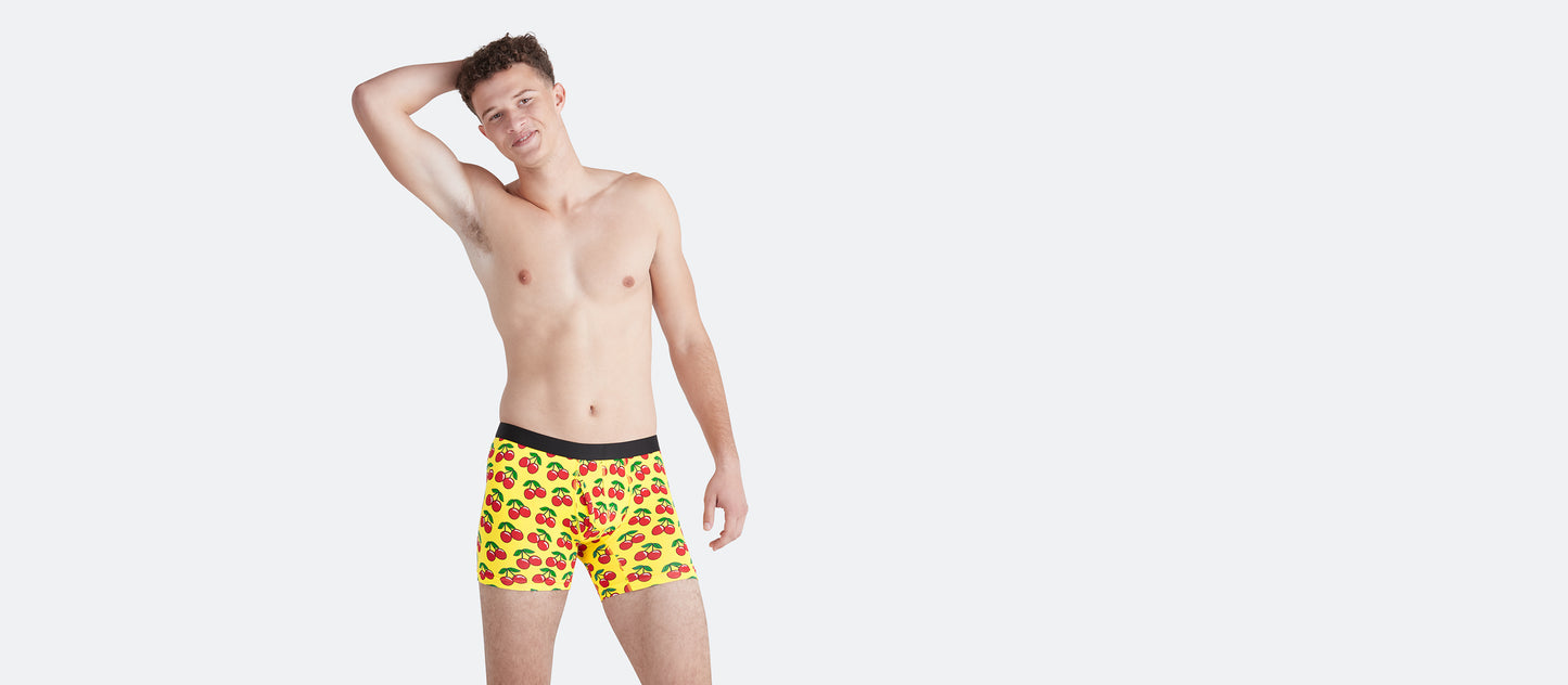 Boxer Brief w/ Fly | Cherries