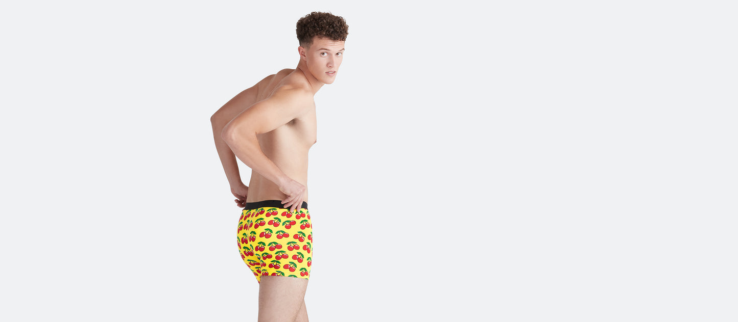 Boxer Brief w/ Fly | Cherries