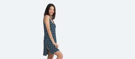 UltraModal™ Tank Dress | Beach Birds