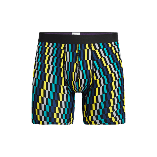 MoveMe Long Boxer Brief w/ Fly | Color Block