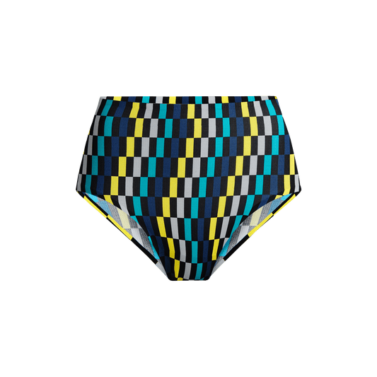 MoveMe High-Waisted Cheeky | Color Block