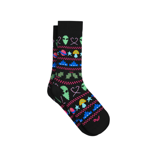 Crew Sock | Cosmic Mistletoe