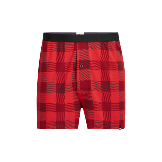 Boxer | Crimson Plaid