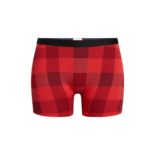 Boyshort | Crimson Plaid