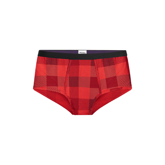 Cheeky Brief | Crimson Plaid