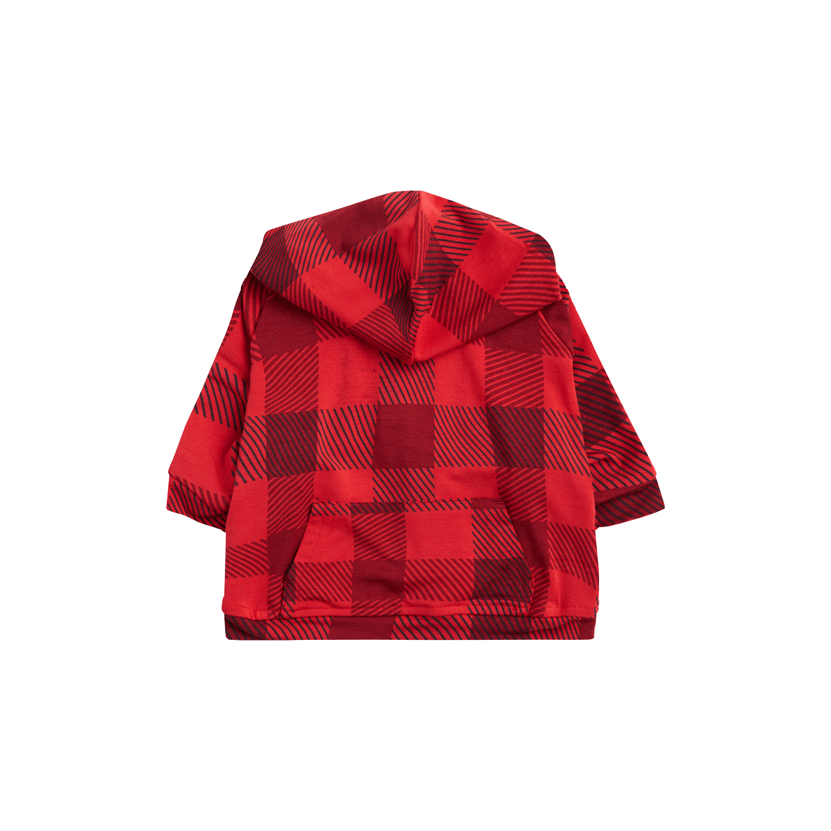 Dog Hoodie | Crimson Plaid