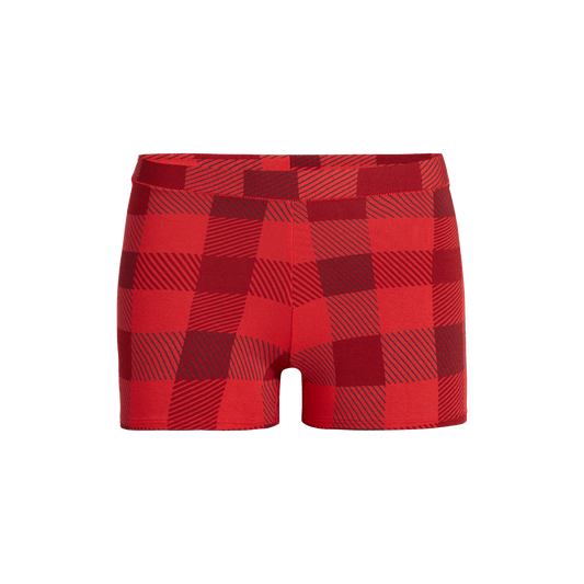 FeelFree Boyshort | Crimson Plaid