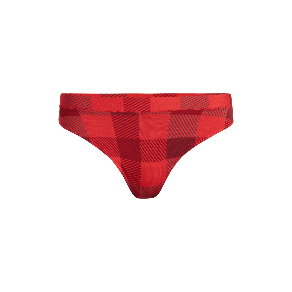 FeelFree Thong | Crimson Plaid