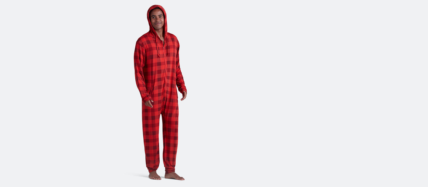 Unisex Onesie | Crimson Plaid