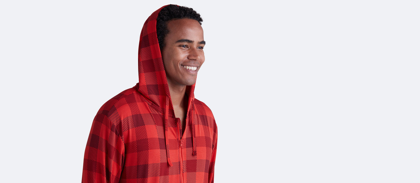 Unisex Onesie | Crimson Plaid