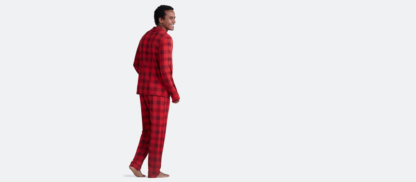 Men's Modal PJ Set | Crimson Plaid