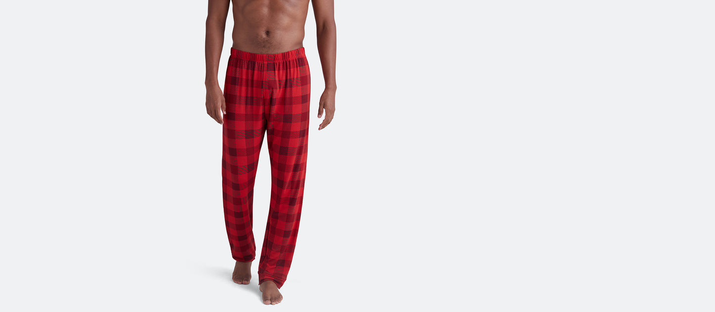 Men's Modal PJ Set | Crimson Plaid