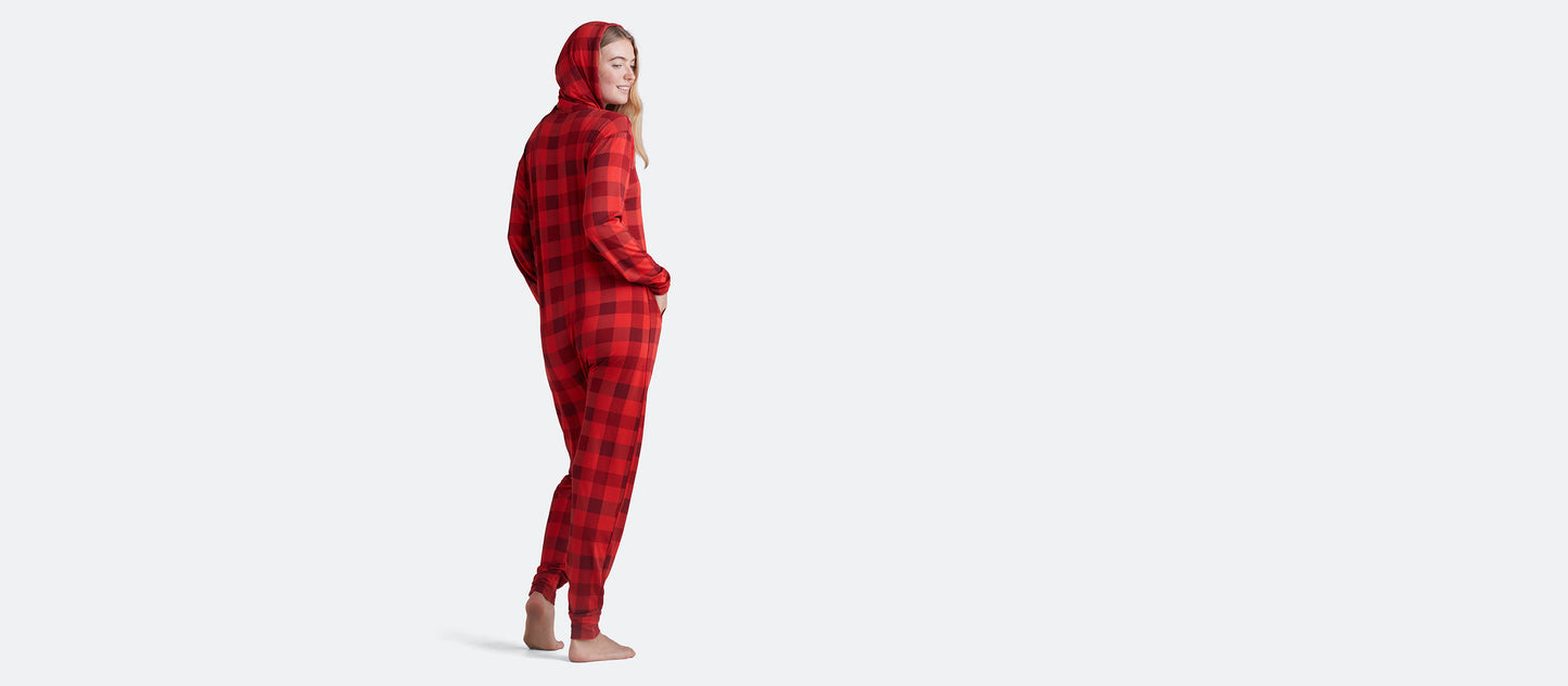 Unisex Onesie | Crimson Plaid