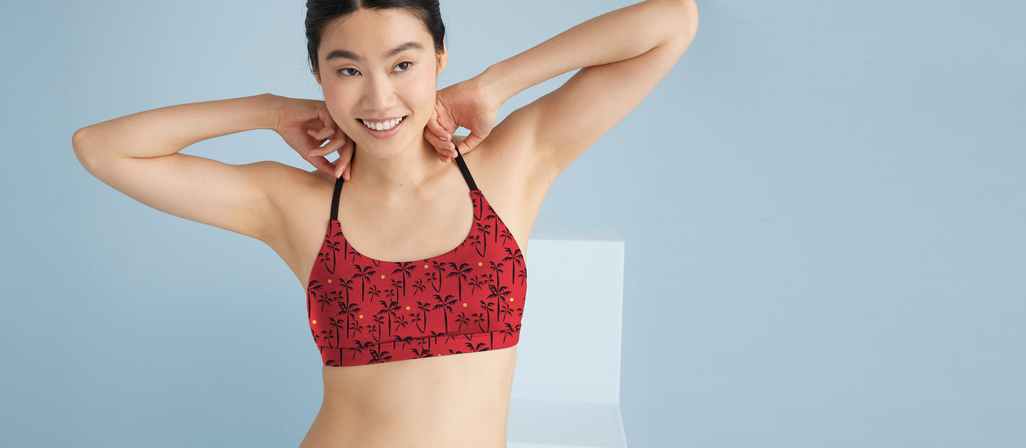 MoveMe Racerback Bralette | Palm