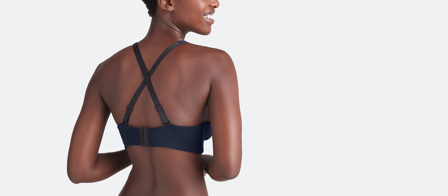 FeelFree Longline Bralette | Dark Sapphire