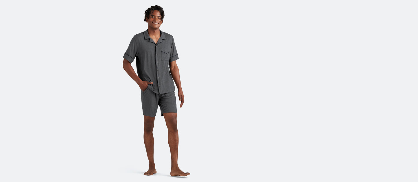 UltraModal™ Shortsleeve PJ Set - Men's | Heather Charcoal