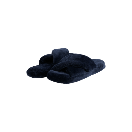 Plush Slippers | Dark Sapphire