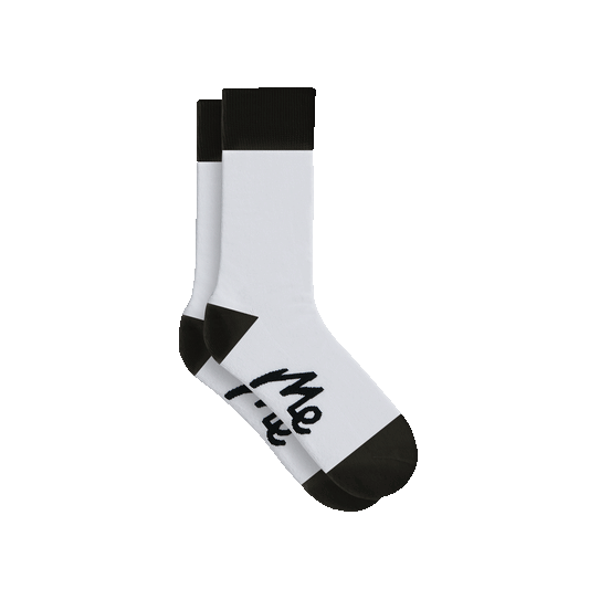 Crew Sock | White & Black