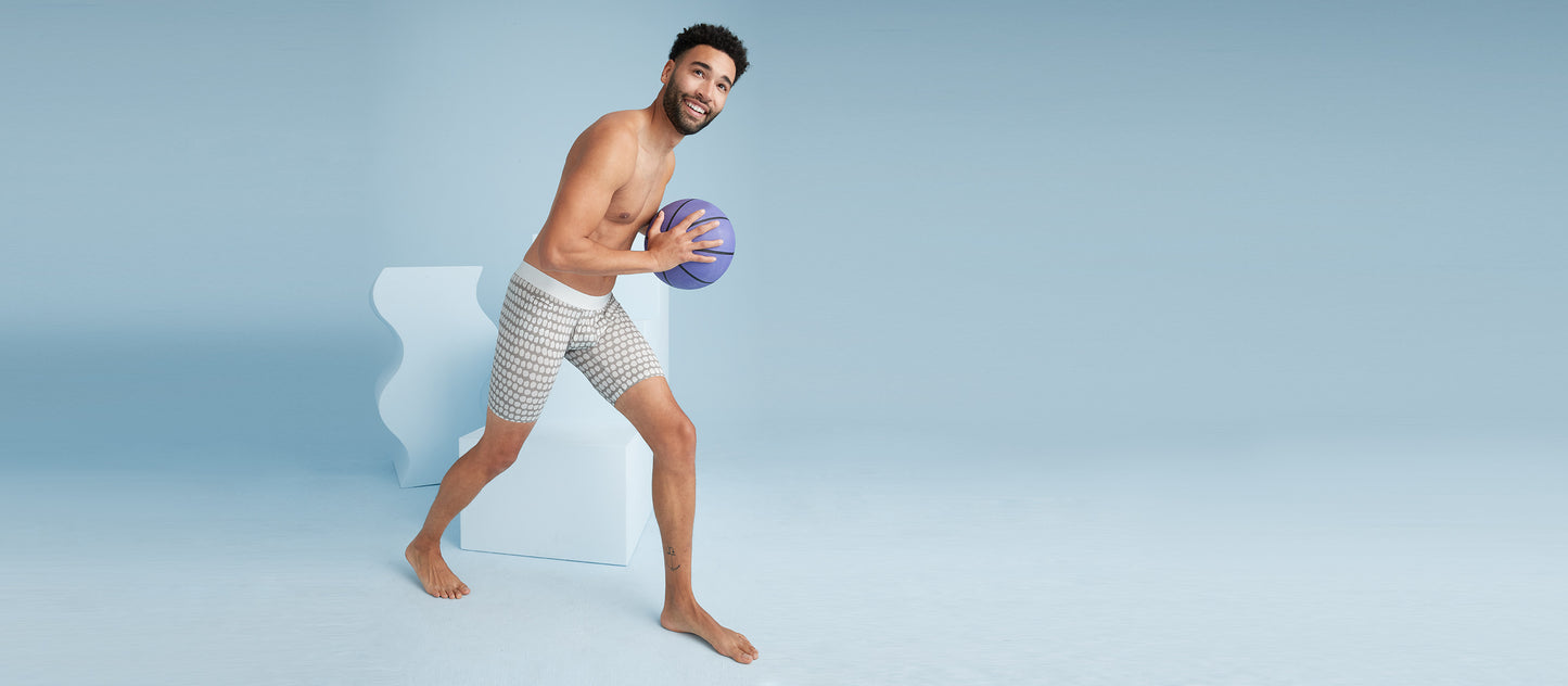 MoveMe Long Boxer Brief w/ Fly | Dot