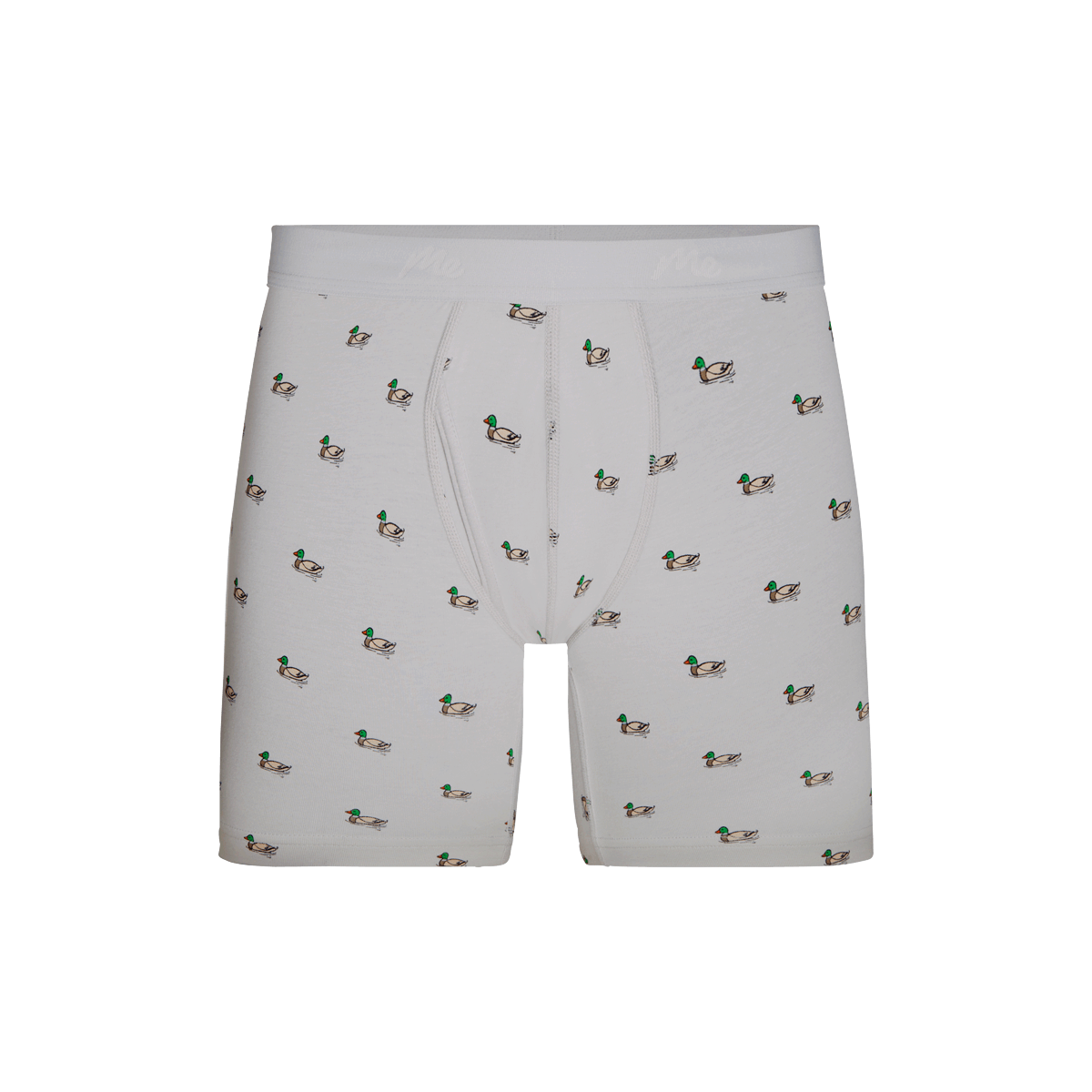 Stretch Cotton Boxer Brief w/ Fly | Ducks