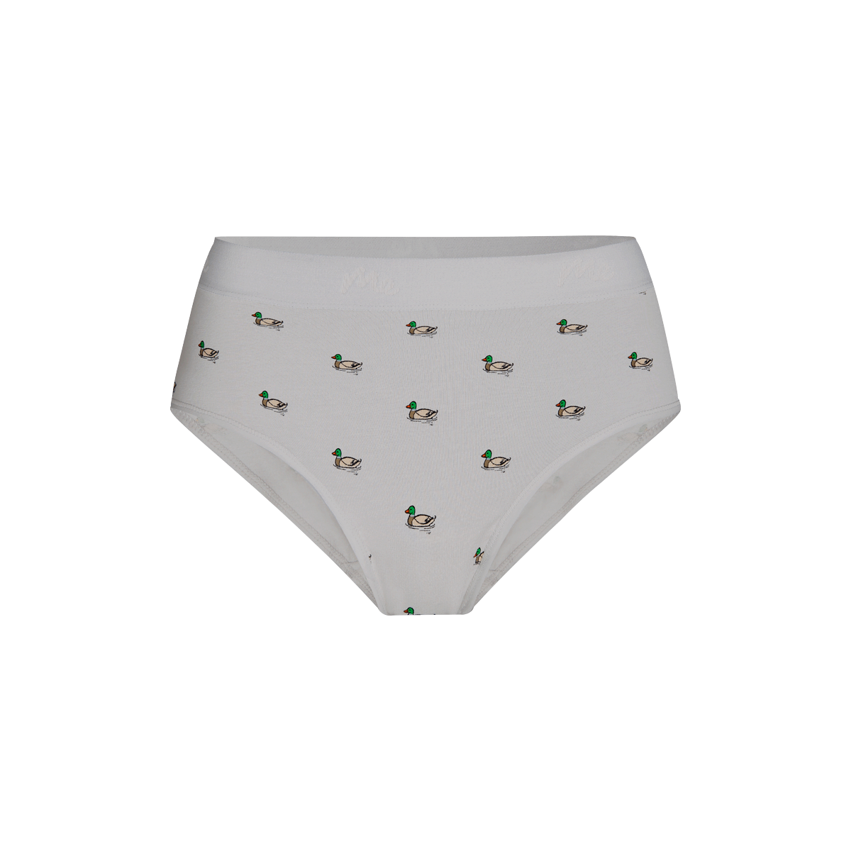Stretch Cotton High-Waist Brief | Ducks