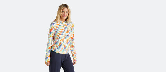 UltraModal™ Pullover Lounge Hoodie - Women's | Camp Stripe