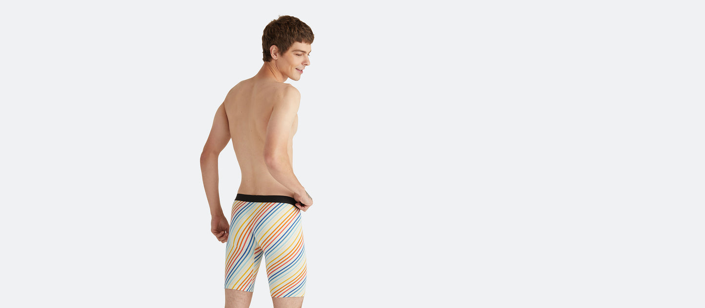 UltraModal™ Core Long Boxer Brief w/ Fly | Camp Stripe