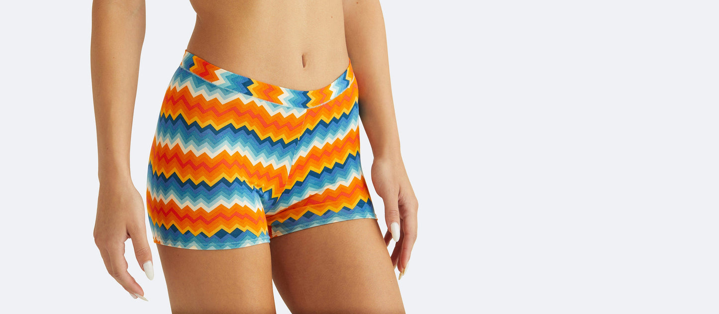 FeelFree Boyshort | Groovy Chevron