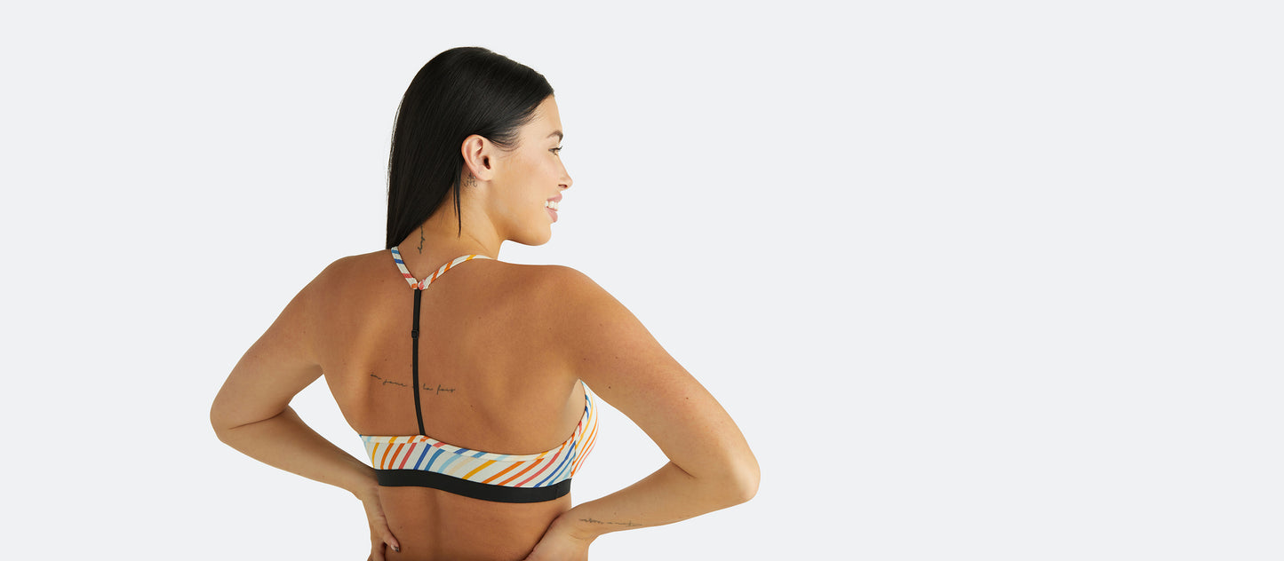 UltraModal™ Core T-Back Bralette | Camp Stripe