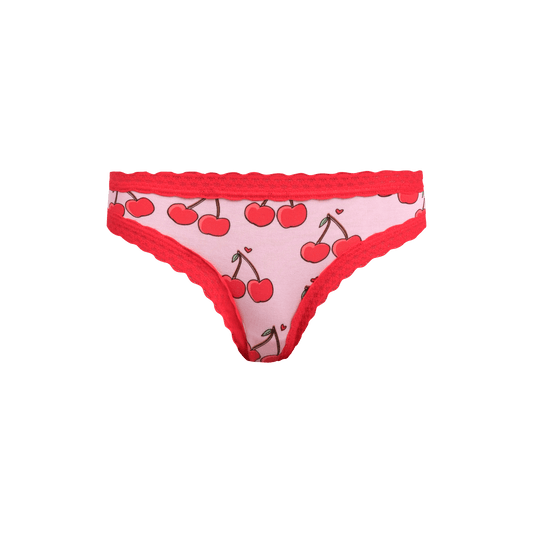 FeelFree Lace Tanga | Pair of Cherries