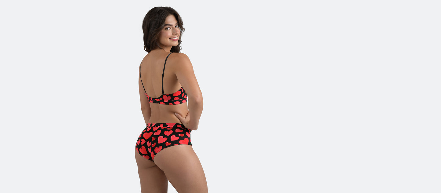 UltraModal™ FeelFree Cheeky Brief | Racing Hearts