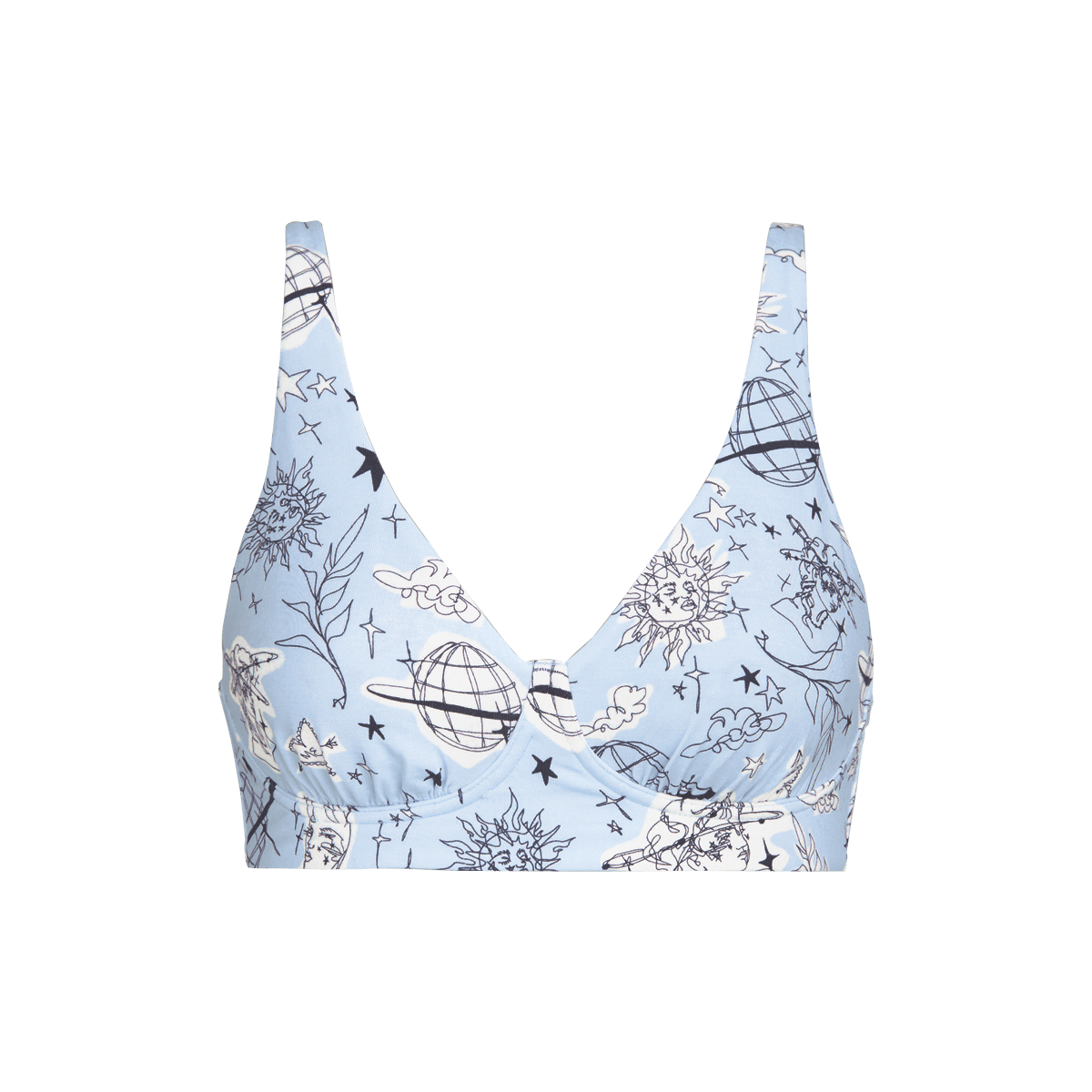 UltraModal™ FeelFree Longline Bralette | Full Moon by Girl Knew York