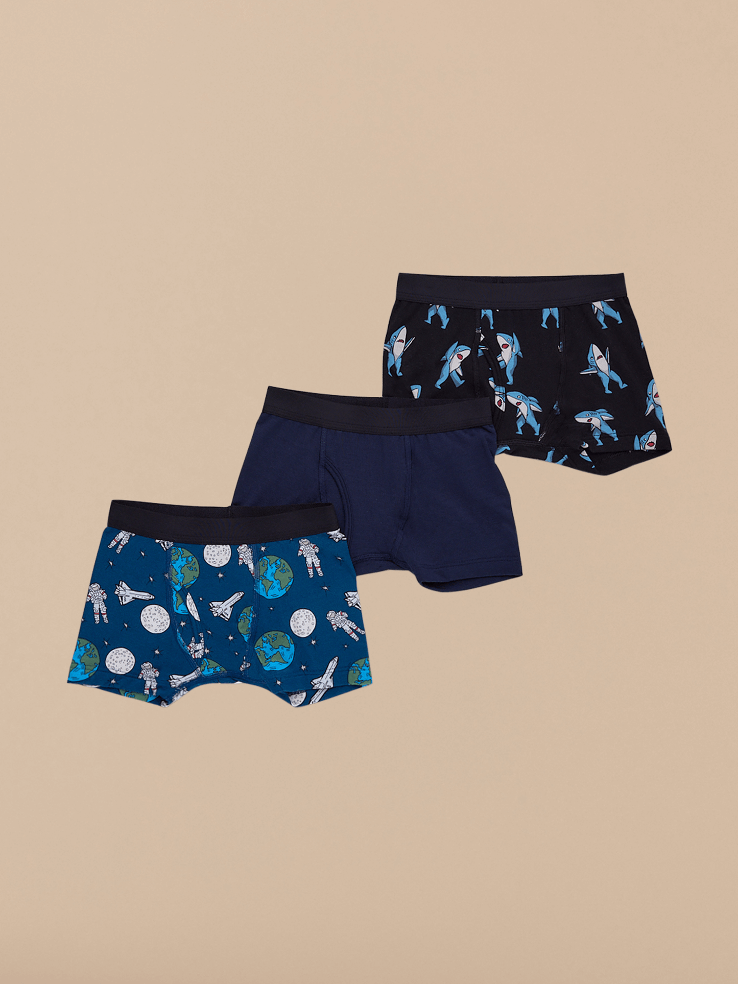 Boys Boxer Brief 3-Pack | Finn to the Moon Pack