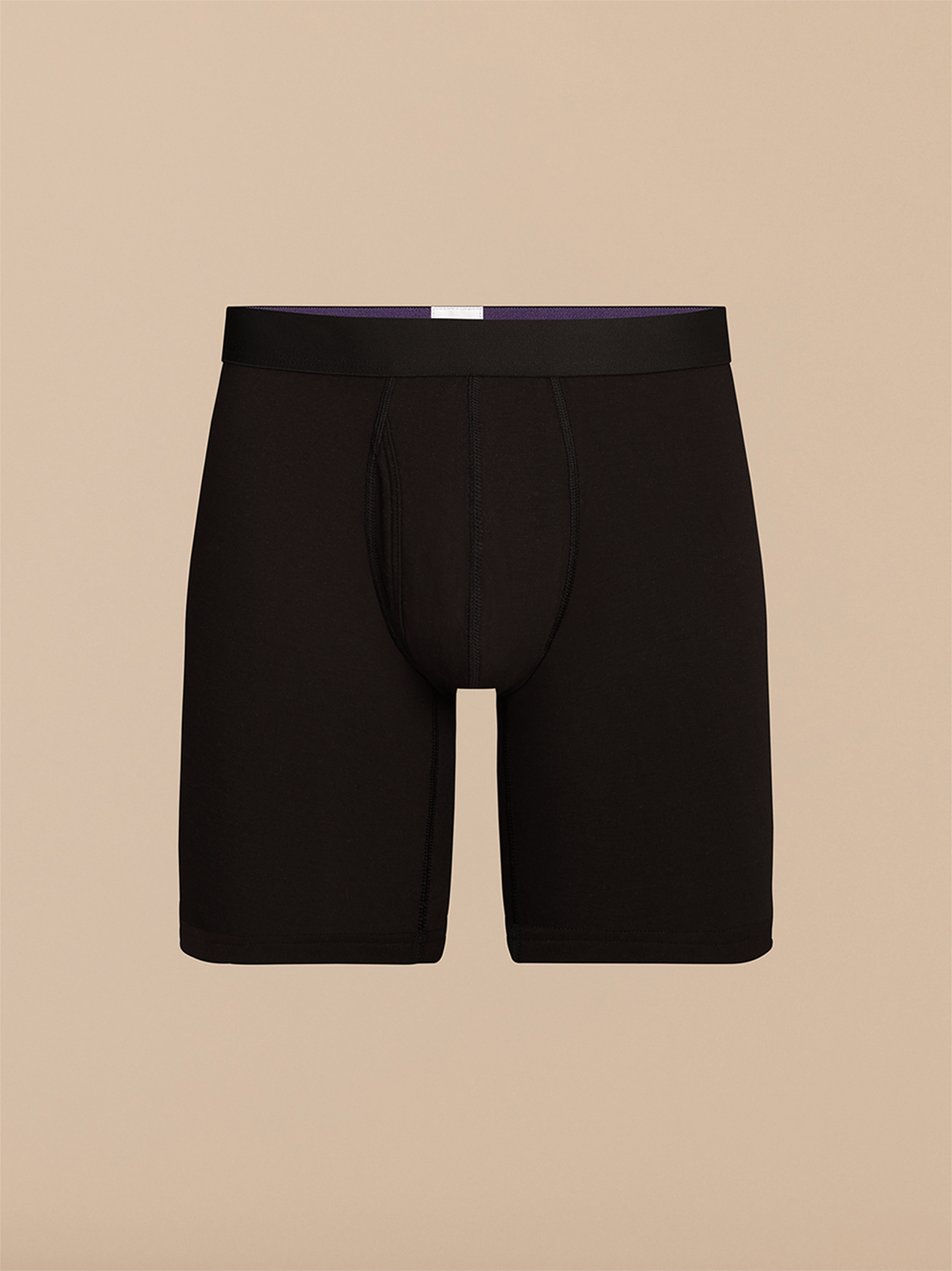 Long Boxer Brief w/ Fly | Black