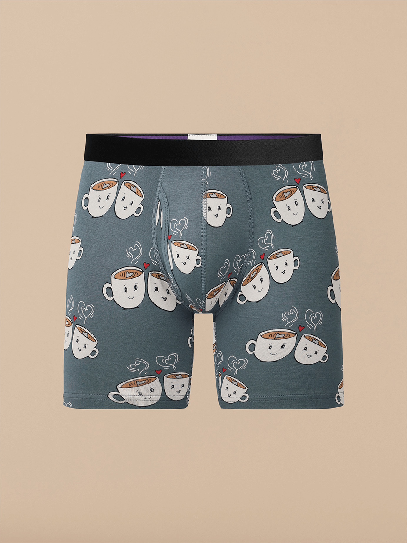 Boxer Brief w/ Fly | Love You A Latte