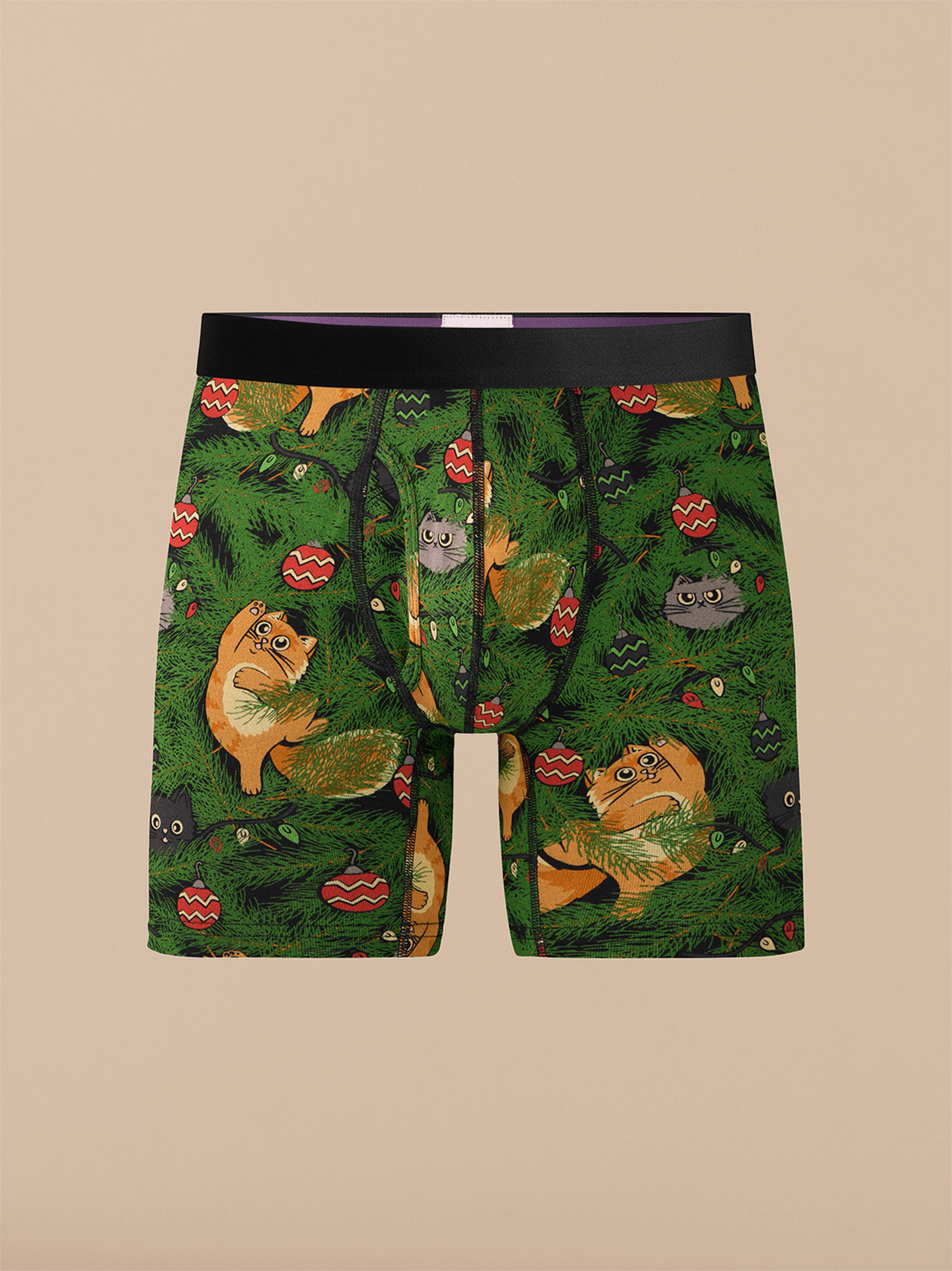 Boxer Brief w/ Fly | Meowy Christmas