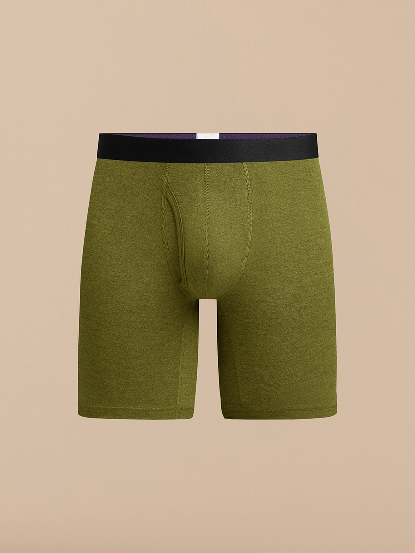 Long Boxer Brief w/ Fly | Heather Olive