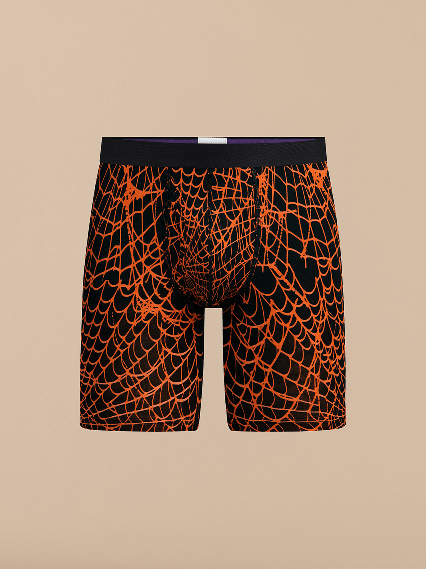 The Ball Caddy™ Long Boxer Brief w/ Fly | Caught in a Web