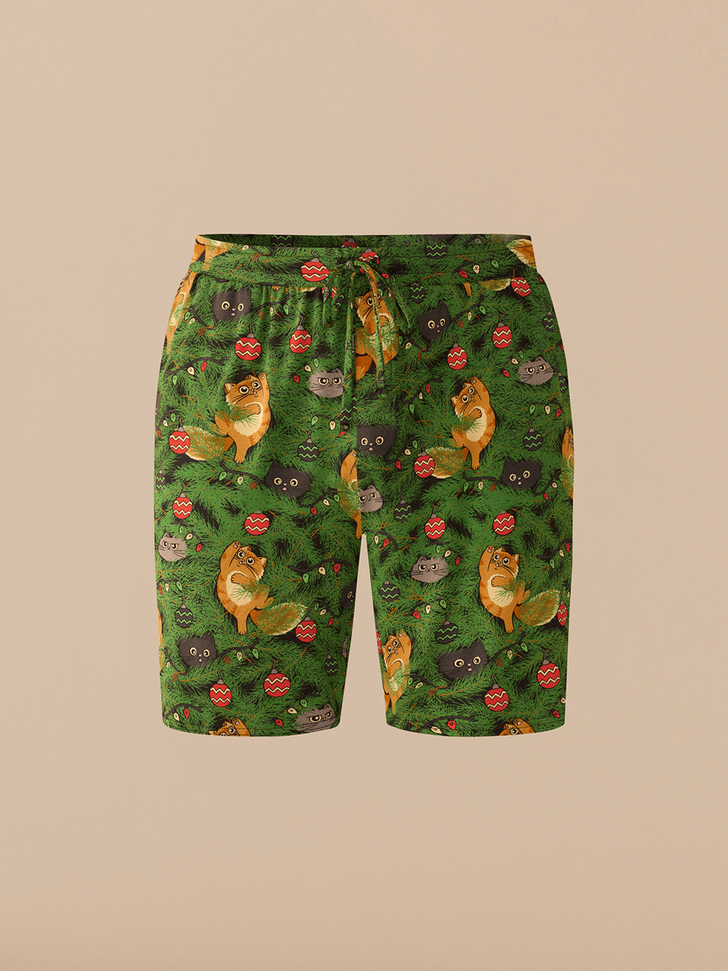 Men's Modal Short | Meowy Christmas