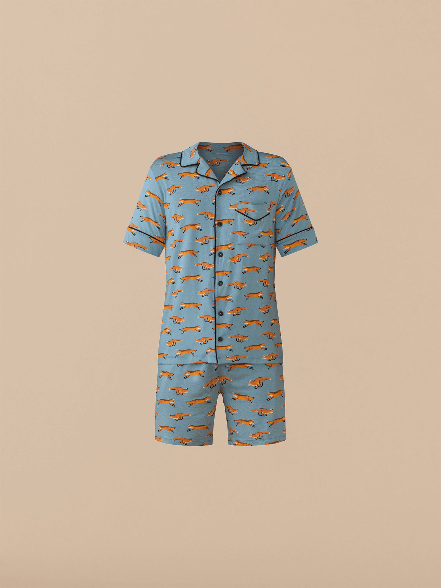 Men's Shortsleeve Modal PJ Set | Feeling Foxy