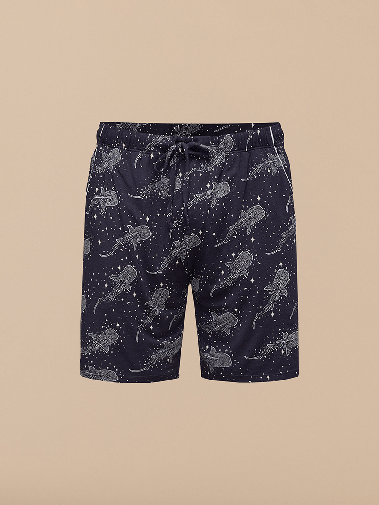 Men's Shortsleeve Modal PJ Set | Starry Sharks