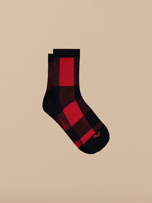 Quarter Sock | Buffalo Plaid