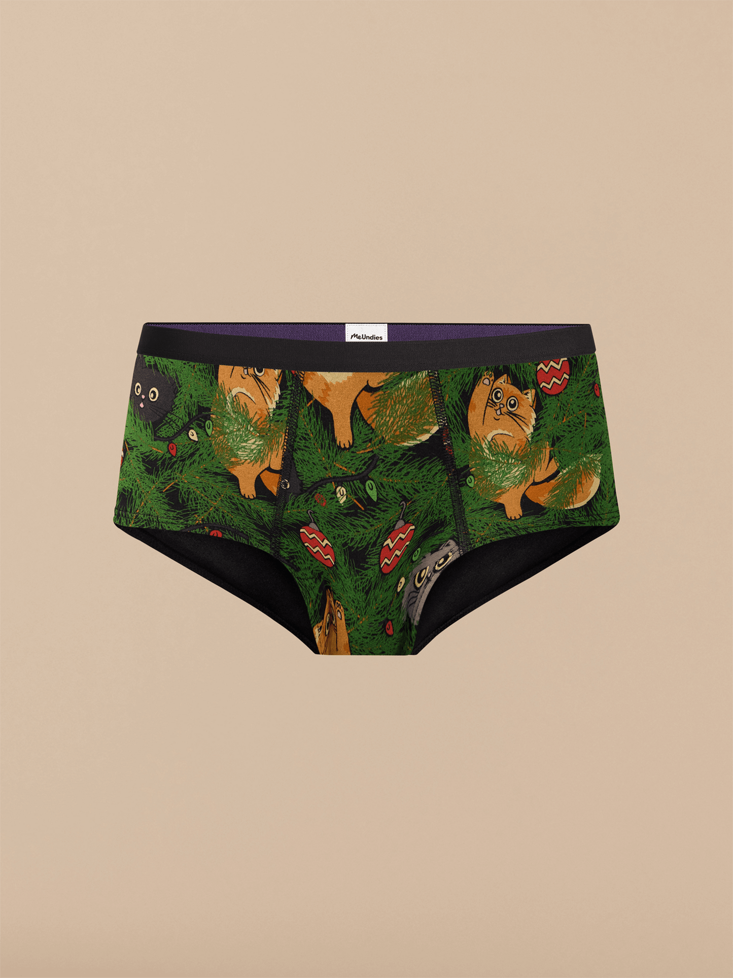 Cheeky Brief | Meowy Christmas