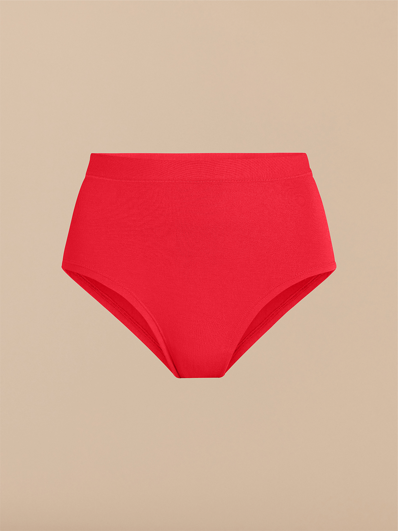 FeelFree High-Waisted Cheeky | Tomato