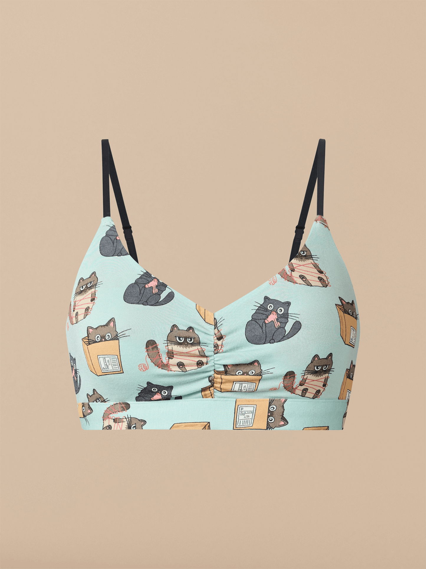 UltraModal™ FeelFree Ruched Bralette | Cats Being Cats