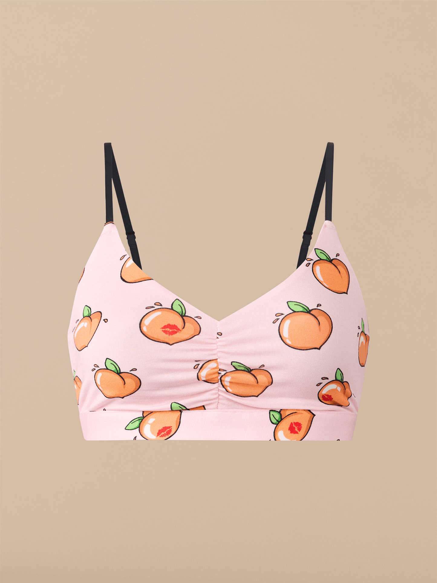 FeelFree Ruched Bralette | Kiss My Peach