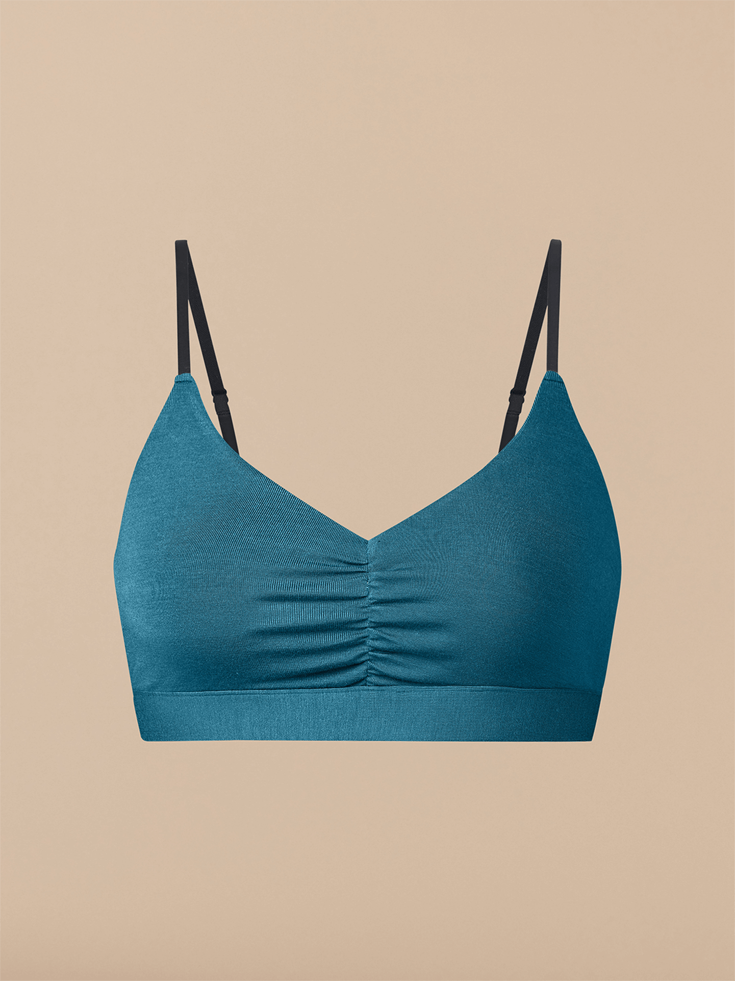 UltraModal™ FeelFree Ruched Bralette | Teal