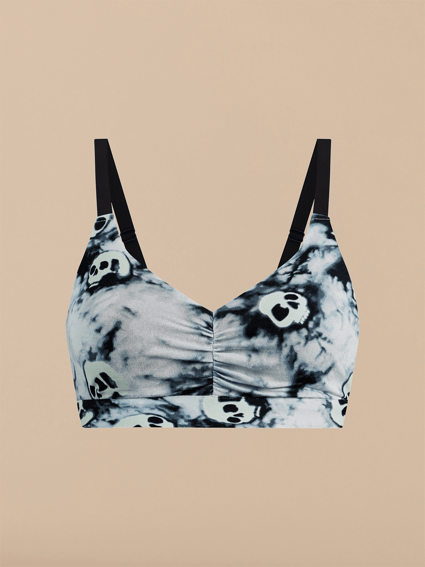 Curvy FeelFree Ruched Bralette | Ghosted