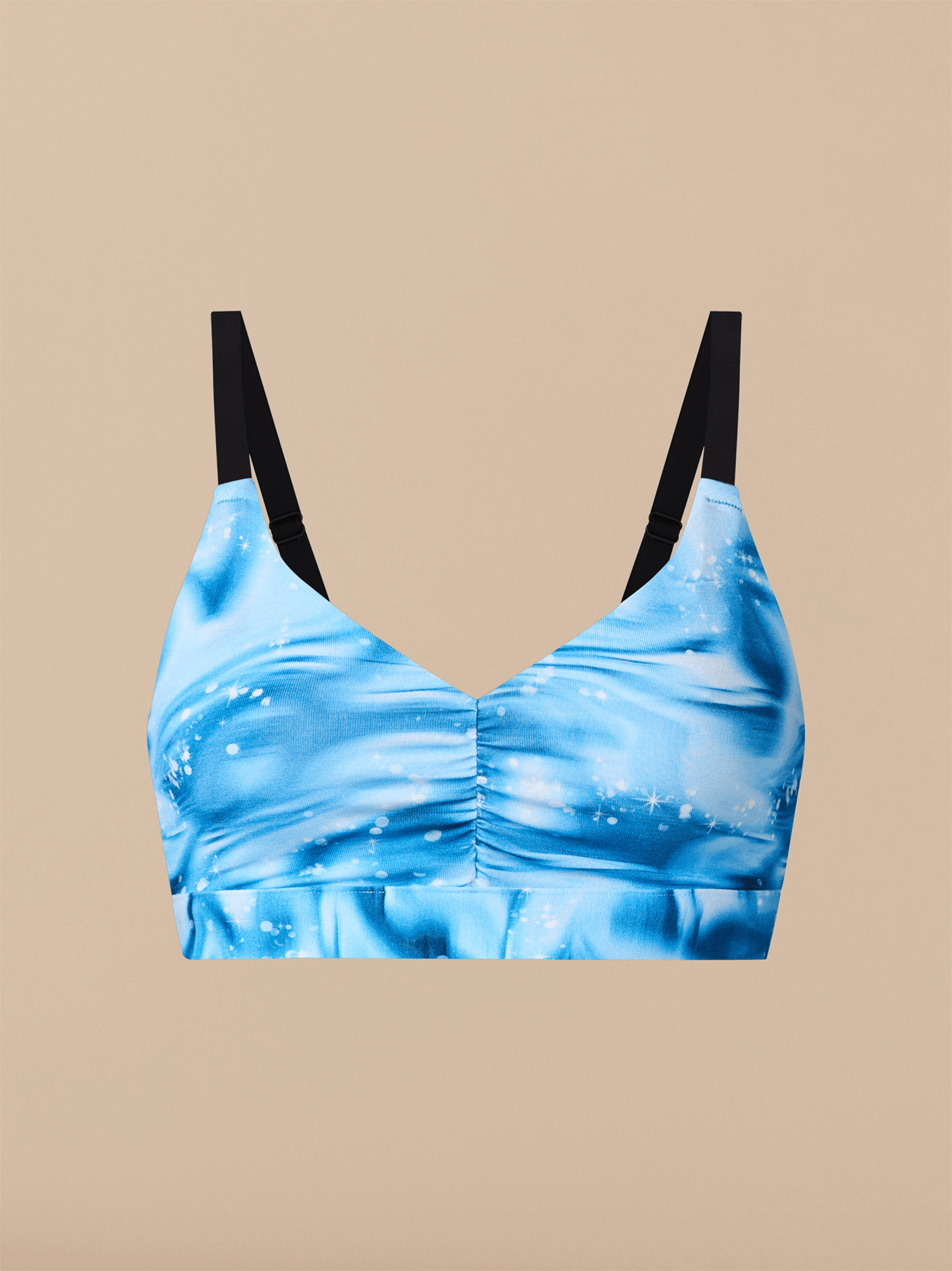 Curvy UltraModal™ FeelFree Ruched Bralette | Sparkling Water